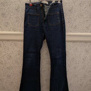 Mango flare leg jeans
